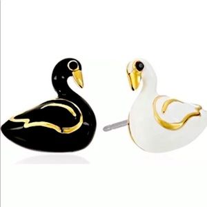 Kate Spade Swan Studs 🦢